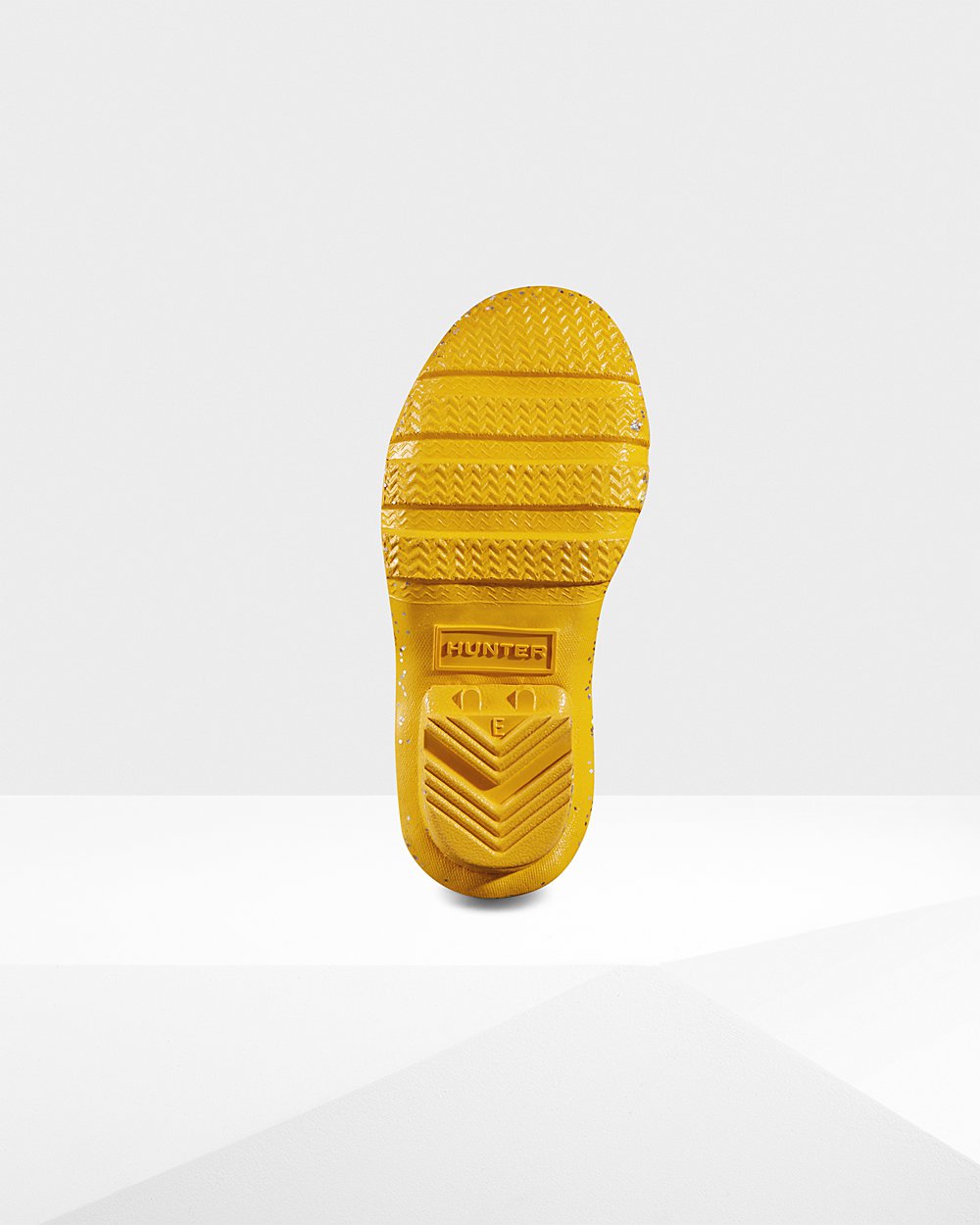 Gumowce Dziecięce - Hunter Original Małe Giant Glitter - Żółte - LSRZ-84960